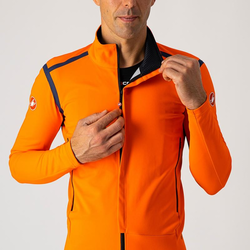 Zimná bunda Castelli Perfetto RoS Long Sleeve Orange