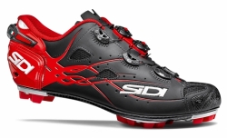 Tretry MTB Sidi Tiger - Matt black - red