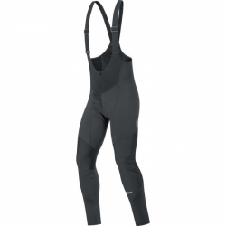 Nohavice GORE Element Windstopper SO Bibtights+ Black